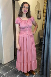 Comeng Fashion Emersyn Klänning Dam Light Pink