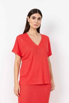 Delia-1-V-ringad-T-Shirt-Dam-Bittersweet-Soyaconcept--Smilebutiken-1