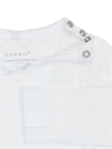Denise Ls Body NB Bright White Baby knapp