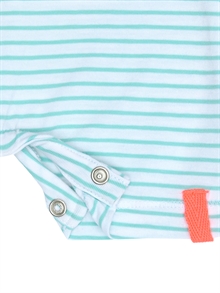 Derry Ss Sunsuit NB Aqua Haze gren