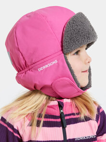 Didriksons-Biggles-Cap-Vintermossa-Barn-Sweet-Pink-1