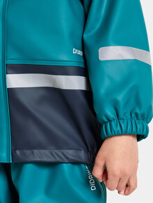 Didriksons-Boardman-Fodrat-Regnset-Barn-Petrol-Green-4