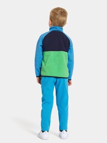 Didriksons-Monte-Fleecetroja-med-knappar-Barn-Frog-Green-2