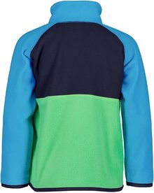 Didriksons-Monte-Fleecetroja-med-knappar-Barn-Frog-Green-4