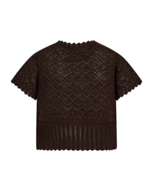 Dodo-Kortarmad-Cardigan-Dam-Coffee-Bean-Freequent--Smilebutiken-3