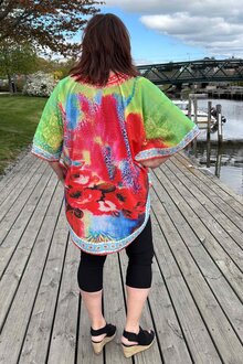 Emeraude-Kendra-V-ringad-Strandtunika-Dam-Multi-Color-3