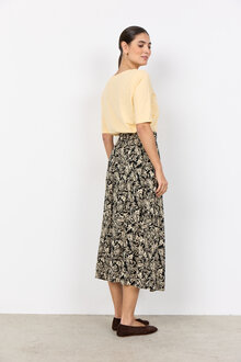 Faye-5-Midikjol-Dam-Black-Combi-Soyaconcept--Smilebutiken-2