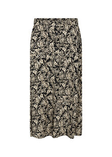 Faye-5-Midikjol-Dam-Black-Combi-Soyaconcept--Smilebutiken-3