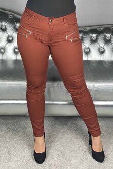 Freequent-Aida-PA-Stretchbyxa-78-Brandy-Brown-12