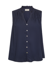 Freequent-Ally-Armlos-Blus-Dam-Navy-Blazer-1