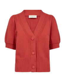 Freequent Alpi Kortärmad Cardigan Dam Baked Apple