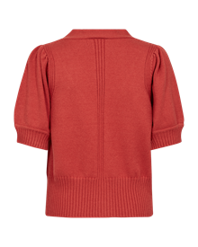 Freequent Alpi Kortärmad Cardigan Dam Baked Apple
