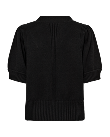 Freequent Alpi Kortärmad Cardigan Dam Black