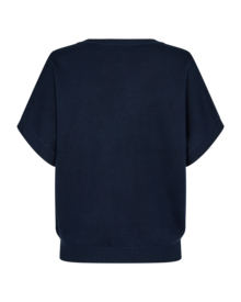 Freequent-Ani-Kortarmad-Pullover-Dam-Navy-Blazer-2