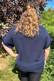 Freequent-Ani-Kortarmad-Pullover-Dam-Navy-Blazer-6