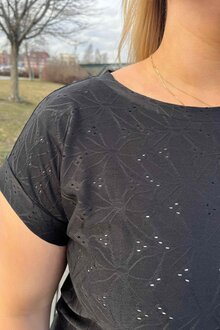 Freequent-Blond-T-shirt-Dam-Black-21