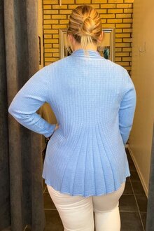 Freequent-Claudisse-Short-Cardigan-Dam-Della-Robbia-Blue-Mlg-11