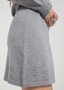 Freequent-Claura-Kjol-Dam-Medium-Grey-Melange-2