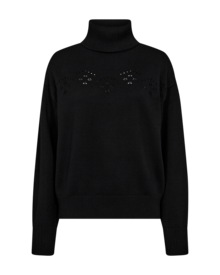 Freequent-Claura-Pullover-Polo-Dam-Black-1