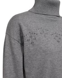 Freequent-Claura-Pullover-Polo-Dam-Medium-Grey-2