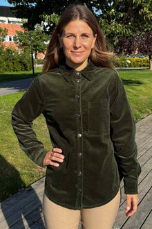 Freequent-Cordy-Manchester-Skjorta-Dam-Kombu-Green-10