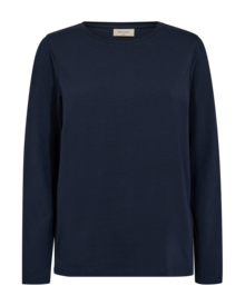 Freequent Fenja Tee Långärm Dam Navy Blazer