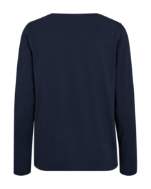 Freequent Fenja Tee Långärm Dam Navy Blazer