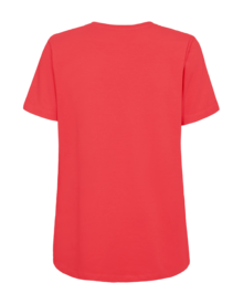 Freequent Fenjal T-shirt Dam Bittersweet W Star Off-white