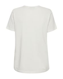 Freequent Fenjal T-shirt Dam Star Off-white W Black