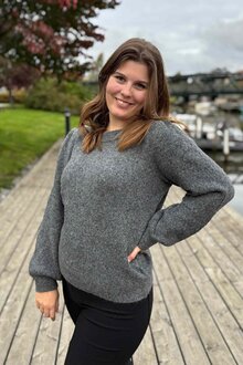 Freequent-Grsevalin-Pullover-Dam-Dark-Grey-Melange-11