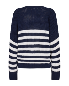 Freequent-Iben-Cardigan-Dam-Navy-Blazer-w-Black-3