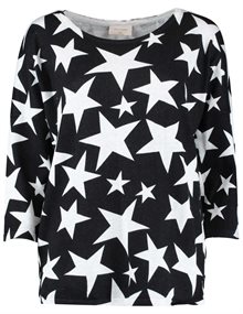 Freequent Jone Star Tröja Dam Black Mix