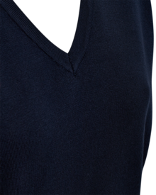 Freequent-Katie-Kortarmad-Pullover-Dam-Navy-Blazer-2