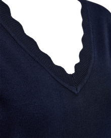 Freequent-Katie-Scallop-Pullover-Dam-Navy-Blazer-2