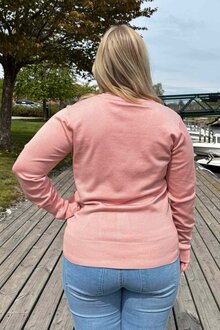 Freequent-Katie-V-ringad-Pullover-Dam-Misty-Rose-13