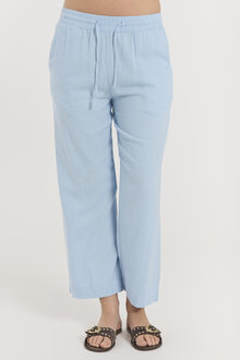 Freequent Lava Ankel Pant Dam Chambray Blue