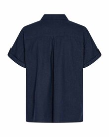 Freequent-Lava-Skjorta-Dam-Navy-Blazer-2