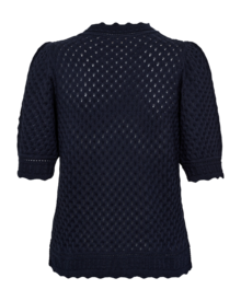 Freequent-Ogina-Topp-Dam-Navy-Blazer-3