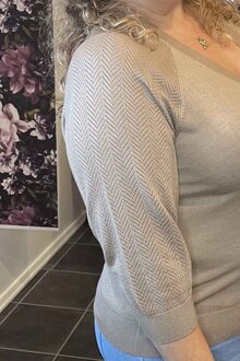 Freequent-Plain-Short-Cardigan-Dam-Silver-Mink-1