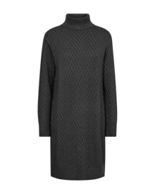 Freequent-Saturn-Stickad-Klanning-Dam-Dark-Grey-Mel-5