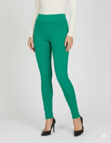 Freequent-Shantal-PA-Power-Byxa-Hog-Midja-Dam-Pepper-Green-10