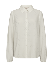 Freequent-Shine-Skjorta-Dam-Star-OffWhite-Melange-1