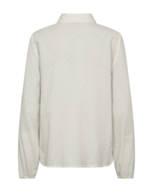 Freequent-Shine-Skjorta-Dam-Star-OffWhite-Melange-3