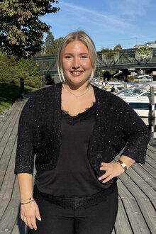 Freequent-Siggy-Cardigan-Dam-Black-W-Copper-Sequins-1