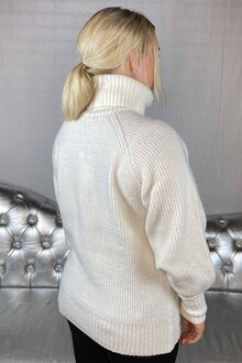 Freequent-Silas-Stickad-Troja-Dam-Offwhite-Melange-11