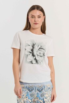 Freequent-Sure-T-shirt-Dam-Bright-White-W-Black-6