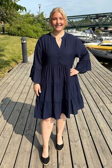 Freequent-Vigge-Klanning-Dam-Navy-Blazer-13
