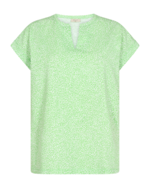 Freequent-Viva-TEE-Topp-Dam-Summer-Green-Print-1