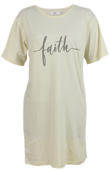 Gill Big Tee Faith Nattlinne Dam Beige