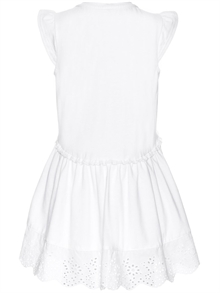 Grete Dress Mini Bright White back